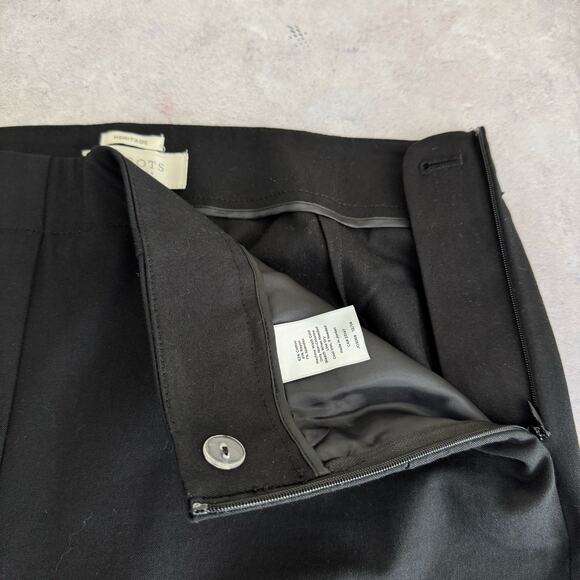 Talbots Pants Women's Size 12 Petite Heritage Black Cropped Casual Career - Picture 3 of 8